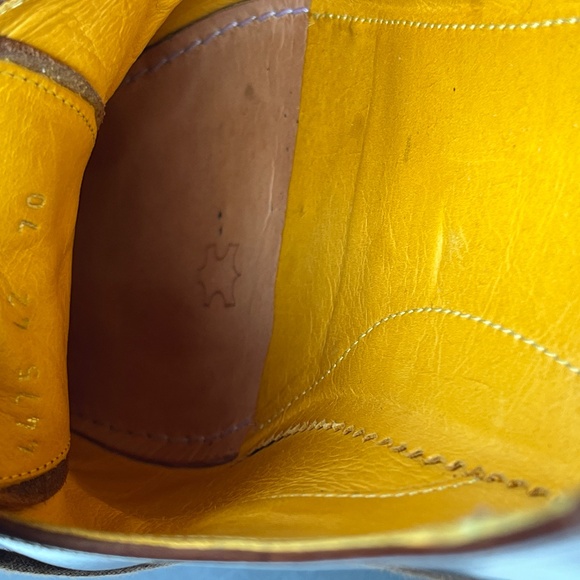 Undandy Custom Oxford Cap Toe Brown Dress Shoes Size 8.5 - Picture 5 of 6